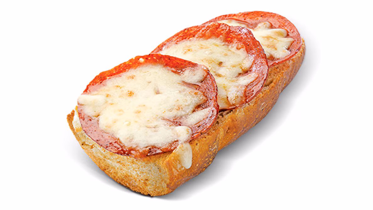 Cheese and pepperoni toastie