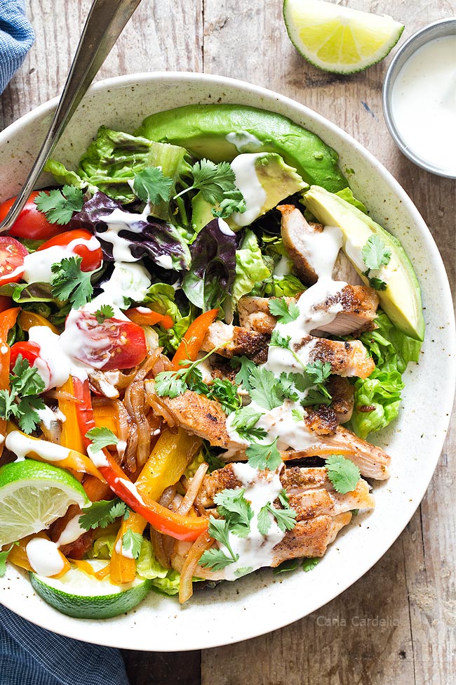 Chicken Fajita Salad