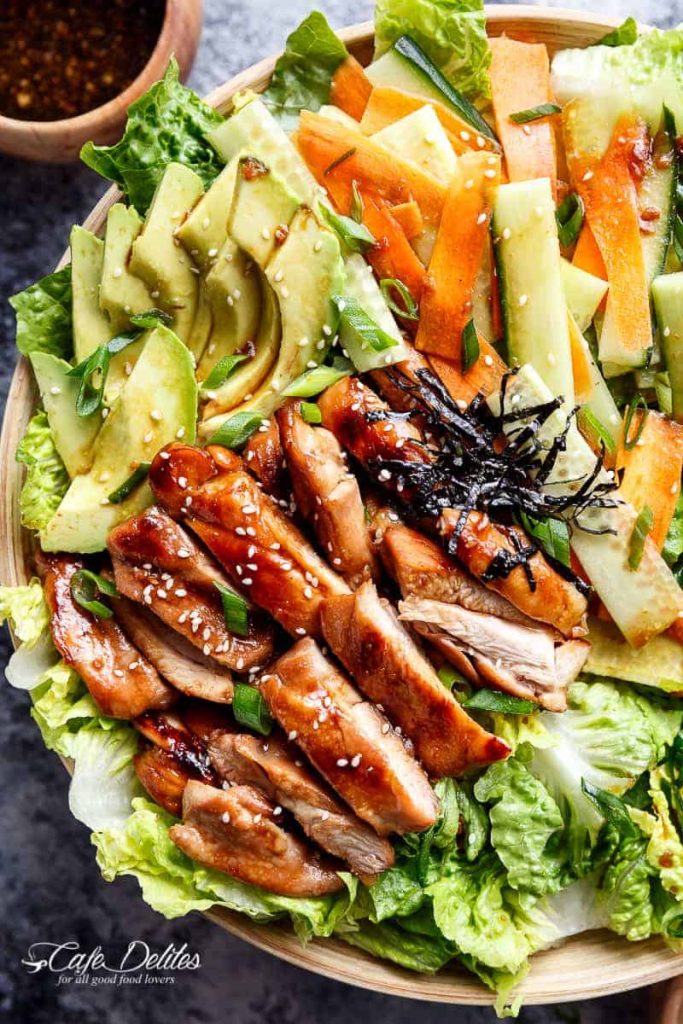 Teriyaki Glazed Chicken Salad