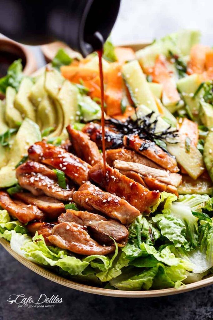 Teriyaki Glazed Chicken Salad