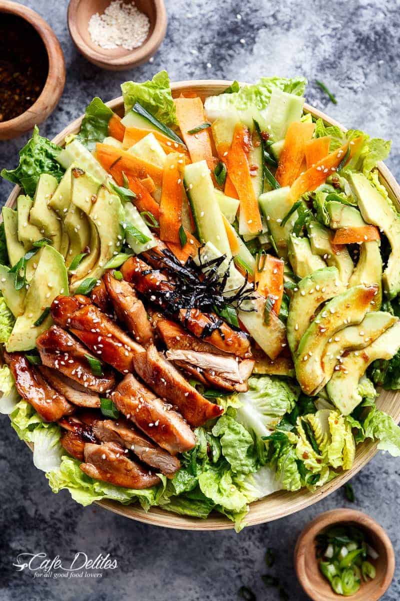 Teriyaki Glazed Chicken Salad