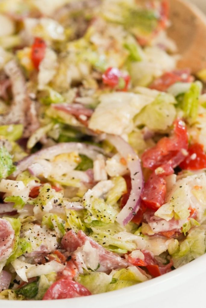 Italian Grinder Salad (Chopped Sub Salad)