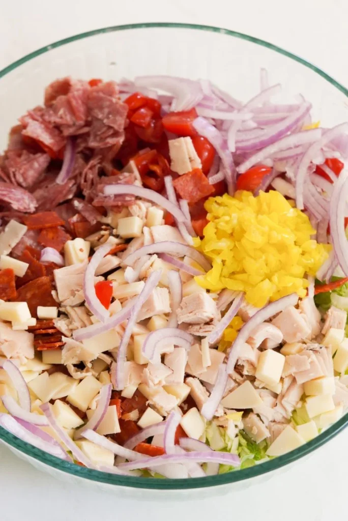 Italian Grinder Salad (Chopped Sub Salad)