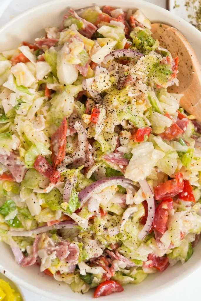 Italian Grinder Salad (Chopped Sub Salad)