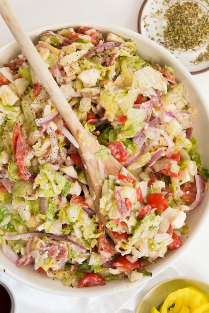 Italian Grinder Salad (Chopped Sub Salad)